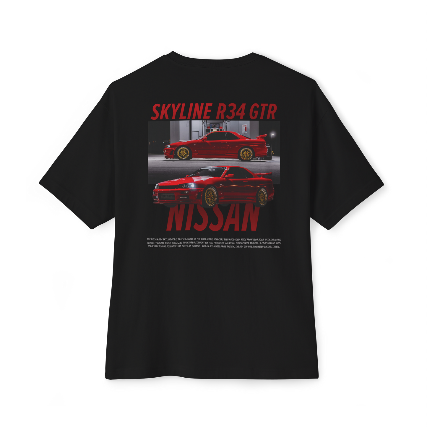 R34 Skyline GTR Red T-Shirt