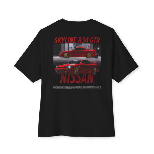 R34 Skyline GTR Red T-Shirt
