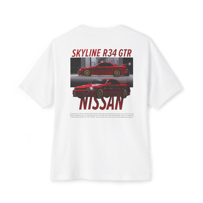 R34 Skyline GTR Red T-Shirt